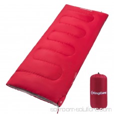 KingCamp Envelop Sleeping Bag Warm Comfort Three- Season Adults, Compression Sack Waterproof Ultra Light Portable for Camping Backpacking Outdoor Cool Weather